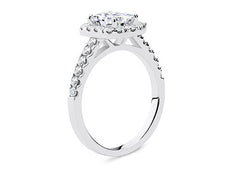Jianna - Radiant - Labgrown Diamond Halo Engagement Ring